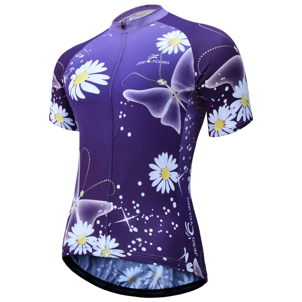 Ženski Kolesarski Dres Top Majice MTB Kolo Jersey Ropa Maillot Ciclismo Poletje Kratek Rokav Dihanje Kolesarska Oblačila