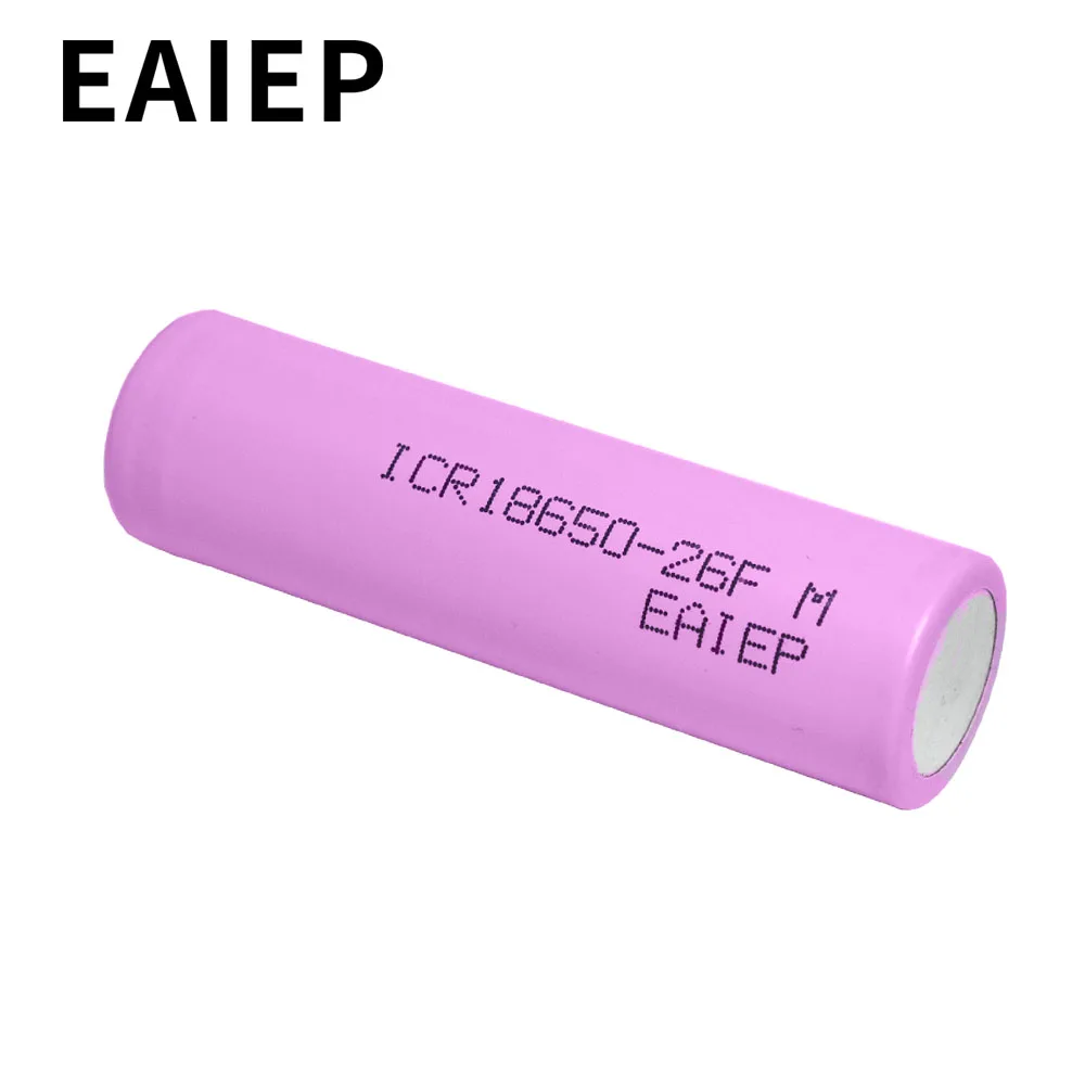 1-8PCS Original EAIEP 18650 3,7 V 2600mah Litijeva baterija za polnjenje li ionska 18650 za žaromet svetilka