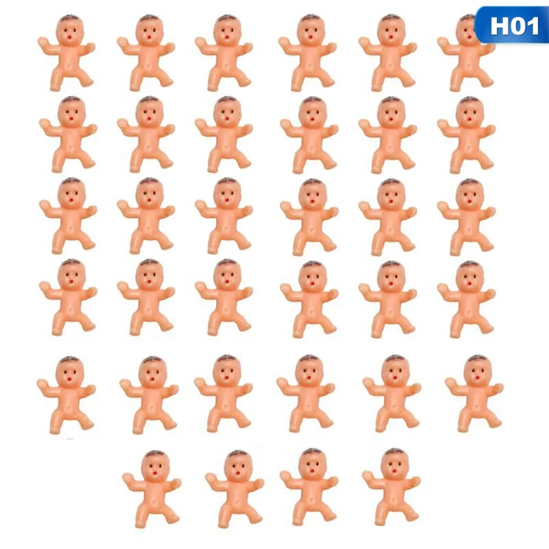 100 kozarcev/Set Mini Plastični Dojenček Uslugo Dobave Za Baby Tuš in Ice Cube Igre Baby Doll Igrače