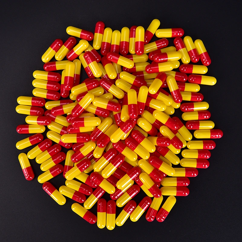 1000Pcs Multicolor Prazne Kapsule Tabletke Gel Ločeni Polje Medicine Tabletke Občutljivo Polje Steklenico Kapsula Oblikovan Smart Pill Box