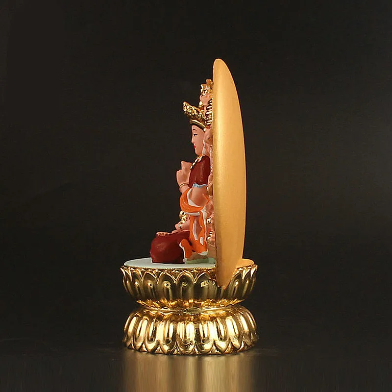 12,5 cm predpisovanjem Smolo Budistični Dobave Tibera Dorje Tsundi Kip Bude,Avto/Home Dajanje Okrasite Bodhisattva Figur