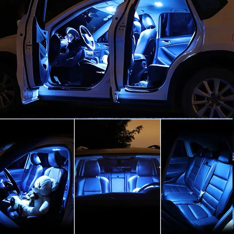 13 KOS Avto Pribor Žarnice LED Notranjost Paket žarnica komplet Za Obdobje 2011-Ford Explorer Dome Korak/Objavljeno registrske Tablice Svetlobe