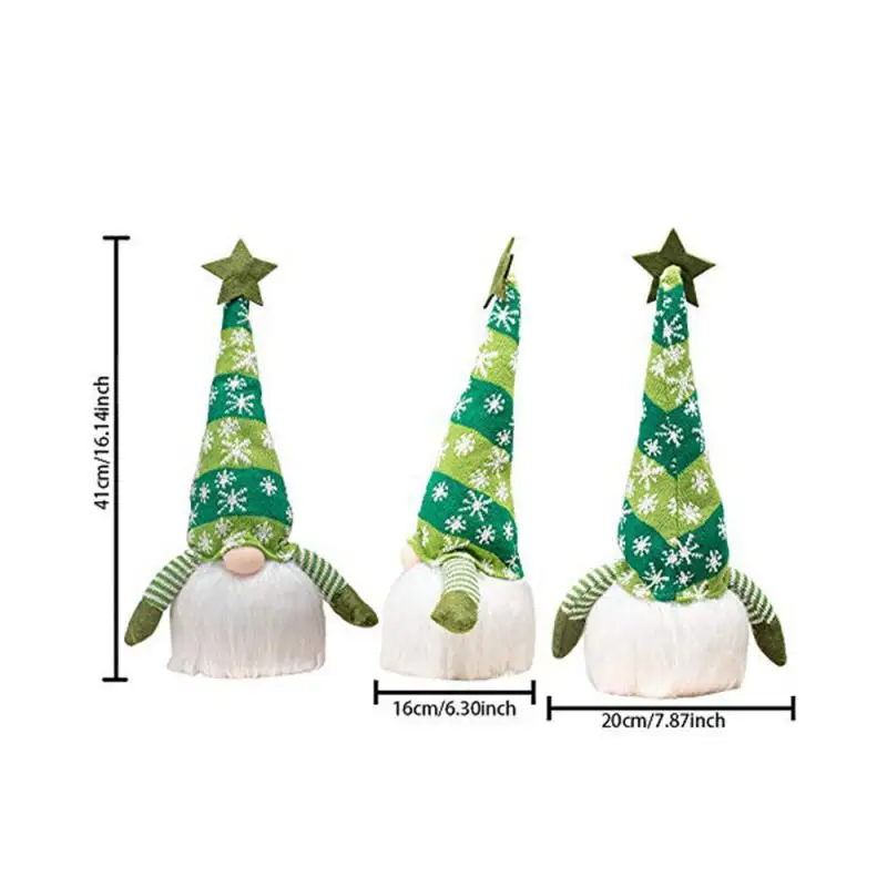 1PC LED Luči Visi Plišastih Lutka Igrače, Ročno izdelane Božično Gnome Elf Pritlikavi Za Božično Darilo Okras Doma Dekoracijo Otroci Igrače