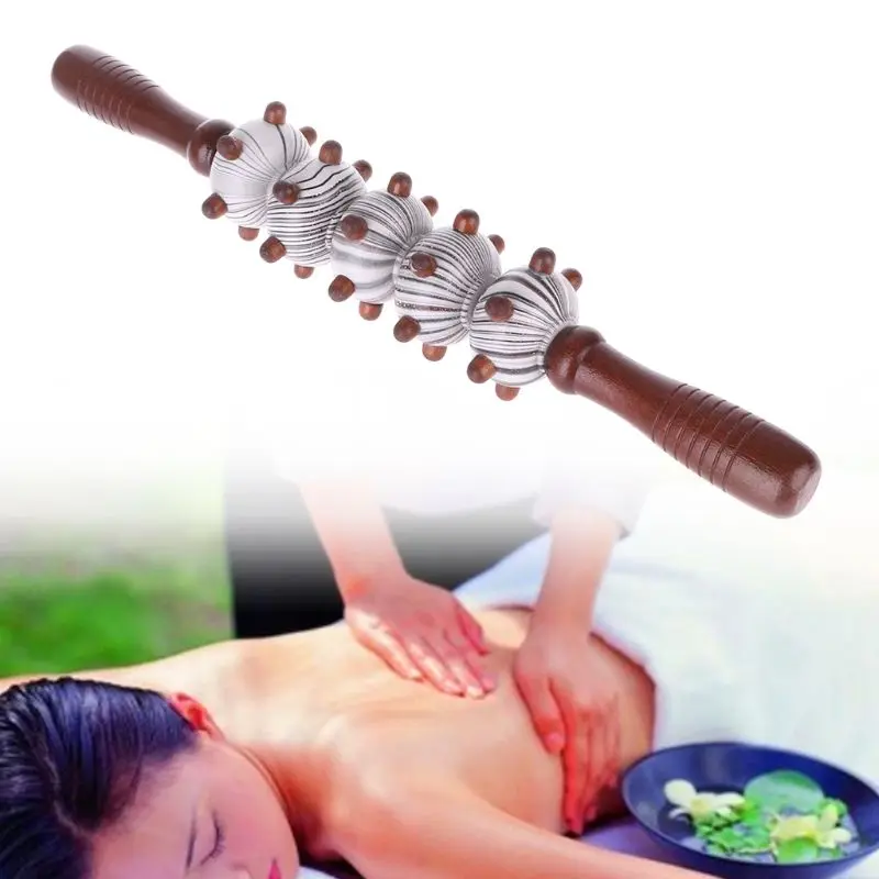 1PCS Lesa Masaža Palico Roller Massager orodje Reflexology Strani Stopala, Terapija polno