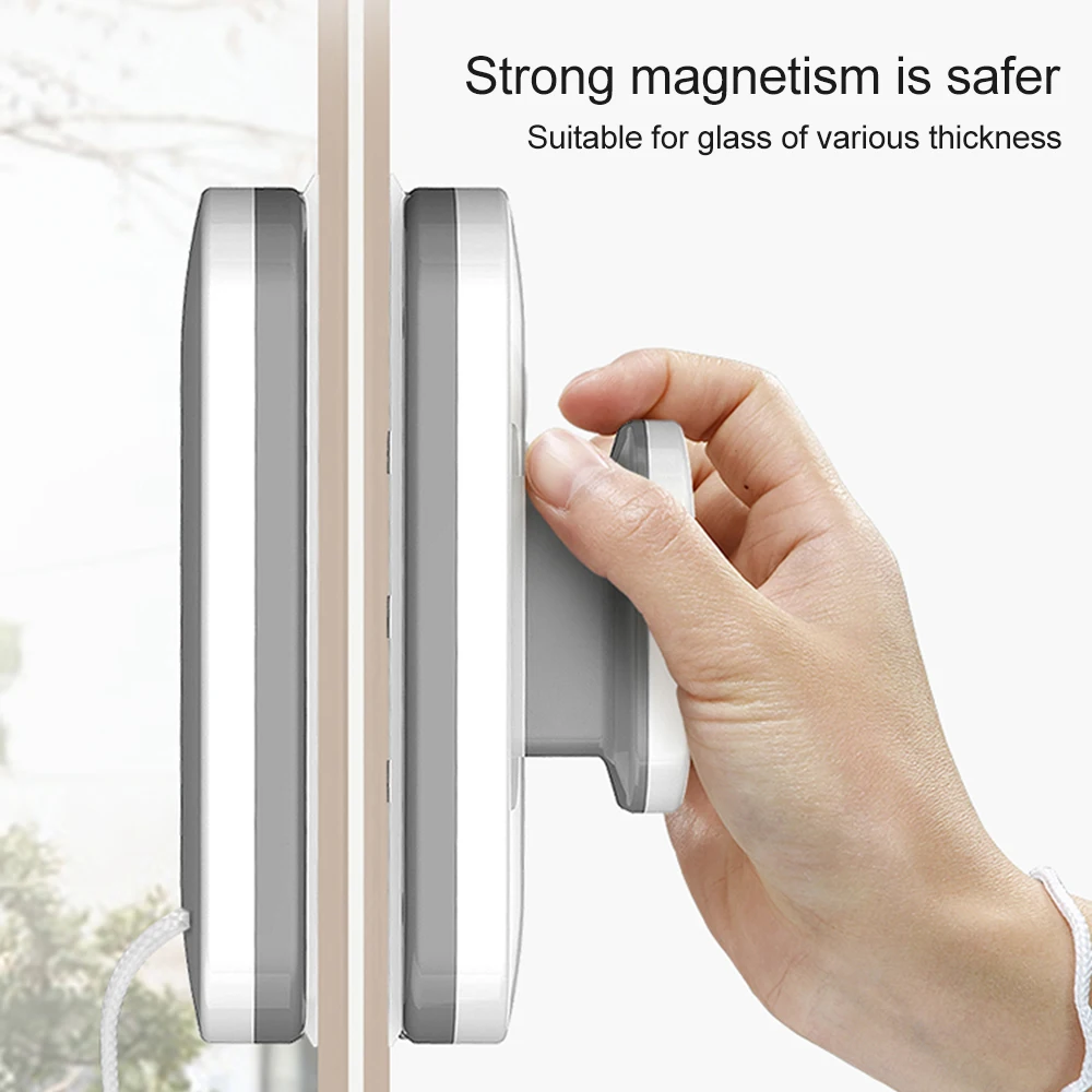 1pcs Magnetni Stekla, Metlice Pranje Okno Magneti Dvojni Stranski Čiščenje Krtačo Magnetni Krtačo Za Pranje Windows Doma Orodje za Čiščenje