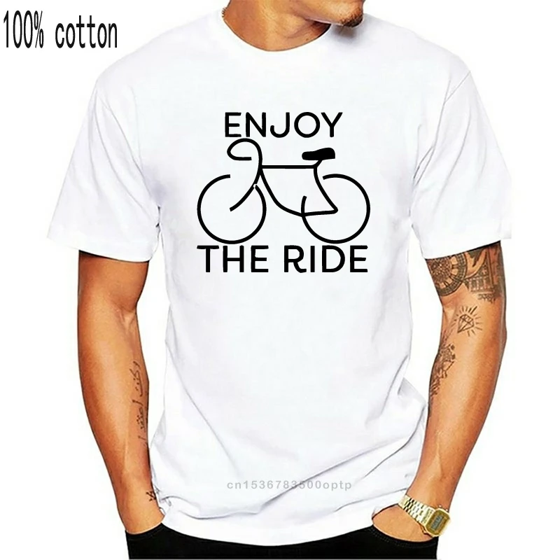 2020 blagovne znamke oblikovalec Fluorescentno modre Uživajte V Vožnji Kolesarja majica s kratkimi rokavi moški cyclings darilo Teeshirt BMX T-shirt MTB Vrhovi hipster tshirt