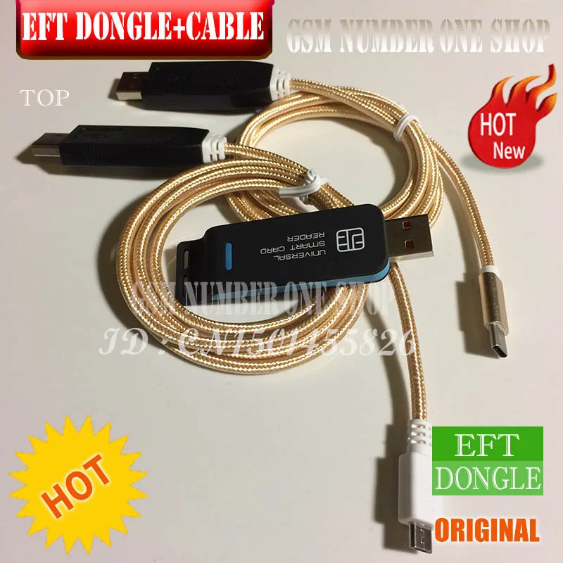 2020 izvirno novo EFT DONGLE IN 2 V 1 KABEL SET / eft ključ EFT Tipko + 2 v 1 kabel za Odklepanje in Popravila Pametnih Telefonov