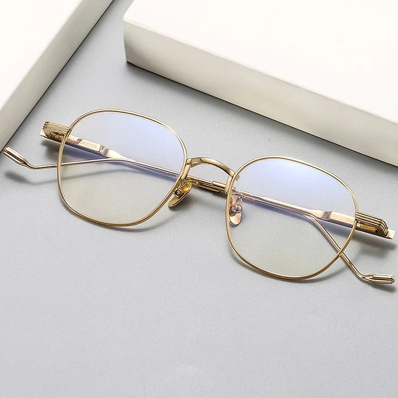 2020 Novi korejski Nežen blagovno Znamko Design Kovinskih Kvadratnih Očal Okvir za Moške, Ženske Kratkovidnost Optični Recept Očala Očala 22