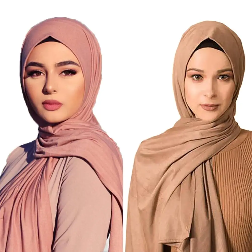 28 barva ženske muslimanskih jersey hidžab šal foulard hijabs Islamske šali soild Modal headscarf za ženske 85*180 cm 10pc/veliko