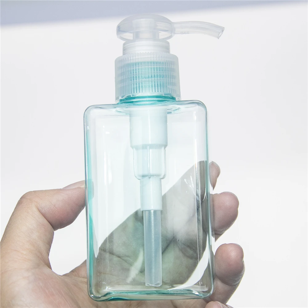2PC 100 ml Šampona, Razkužilo Vžigalnike Plastičnih Losjon Črpalka Kvadratnih Hand Sanitizer Mini Travel Okolju Prijazno Shranjevanje Steklenic