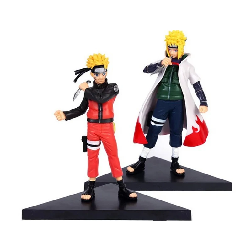 2pcs Anime Naruto uzumaki minato namikaze Akcijska Figura, Figurice pvc zbirka Model Igrača