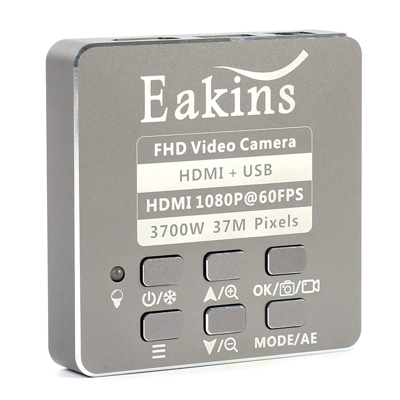 37MP 1080P 60FPS FHD HDMI USB Video Kamera Mikroskop 200X/500X HD Oko Zoom C Nastavek Objektiva 144LED Obroč Lučka Za Telefon Popravila