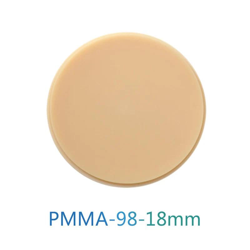 98mm Pisane PMMA Akrilnih Plošč PMMA CAD-CAM Blokov/PMMA Disk Proteza Protetika Začasni Most, Zobni Restavracije