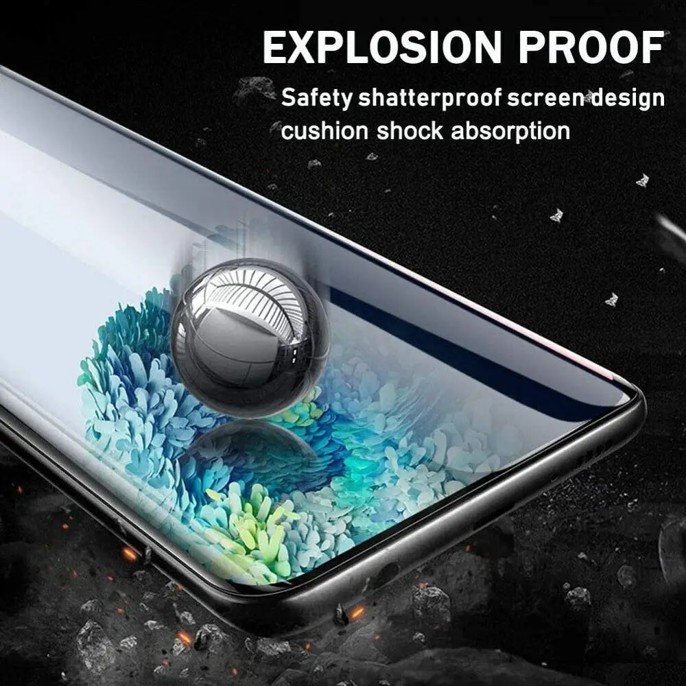 99D Ukrivljen Rob Zasebnosti Kaljeno Steklo za Samsung Galaxy S20 Ultra S20 Anti Vohun Zaslon zaščita za S20 plus Zaščitno folijo