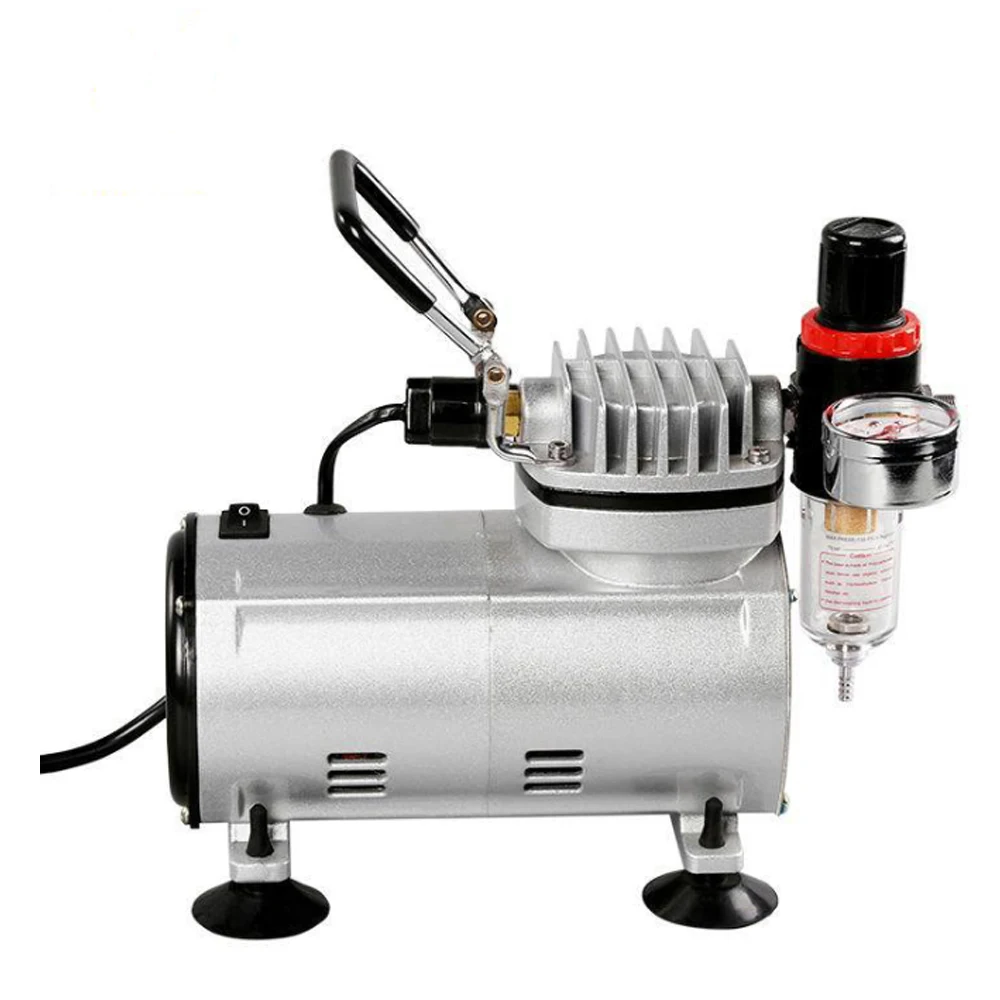 AC-18 Serije Power Tools Prenosni Airbrush Spray Mini Kompresor za Zrak Strokovno Težo Vir Dual-Akcijski Batni Kompresor za Zrak