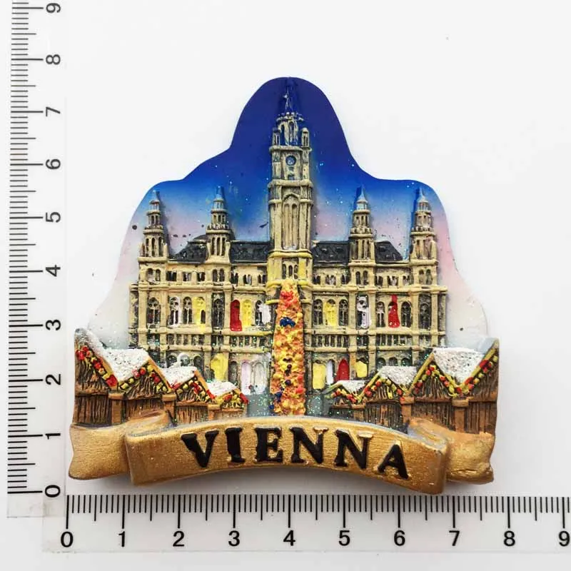Avstrijski Dunaj Hladilnik Magnet Potovanja Spominkov Hladilnik Magnetne Nalepke Za Dekoracijo Doma