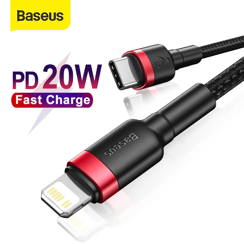 Baseus USB C Kabel za iPhone 12 PD 18W 20W Hitro Polnjenje Kabel za iPhone 12 Pro Max 11 8 USB C Kabel Podatkovni Kabel USB Tip C Kabel