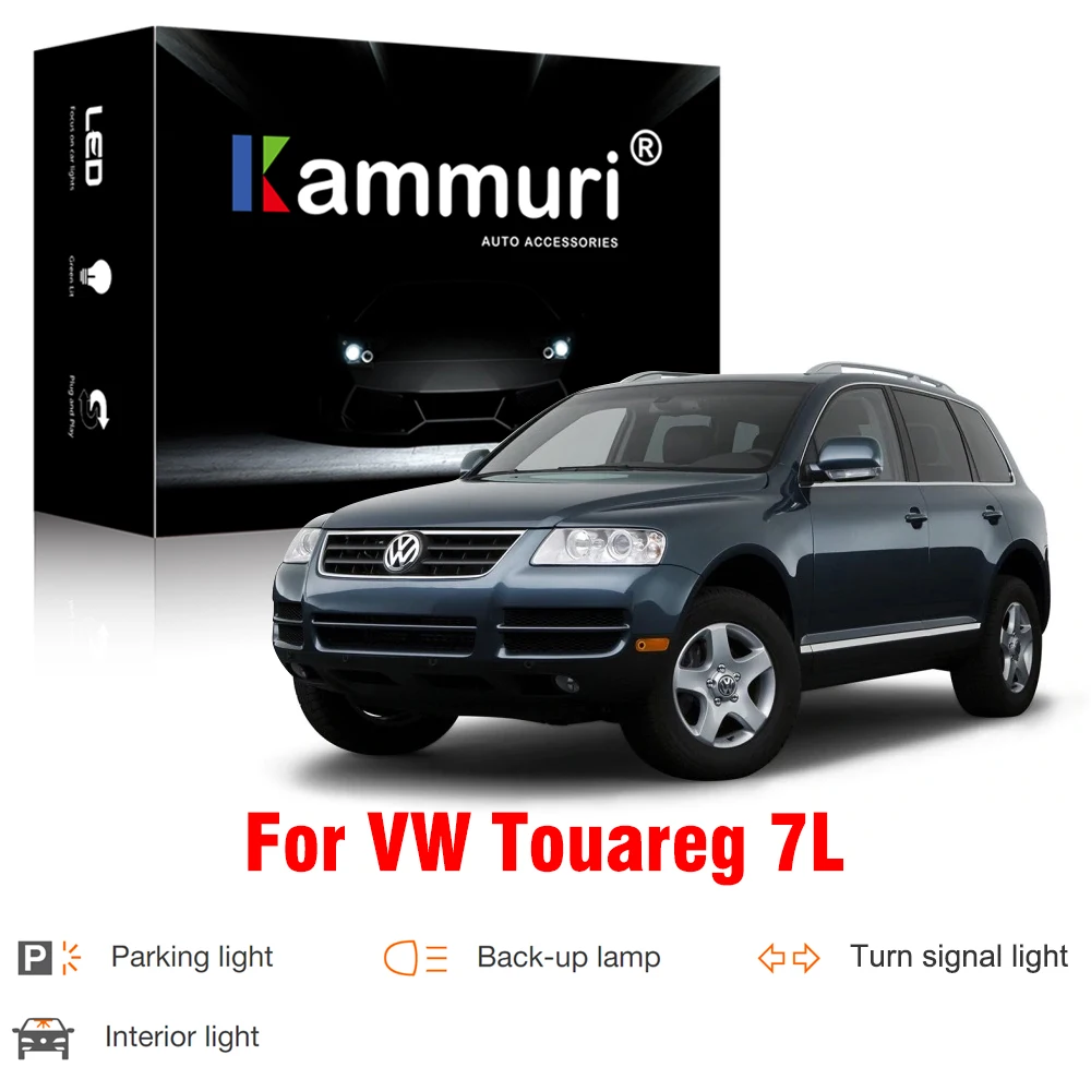 Canbus LED Zunanja Notranja žarnica Za VW Volkswagen Touareg 7L LED Parkirišče Zavijete Signala Povratne registrske Tablice svetlobe (2003-2010)