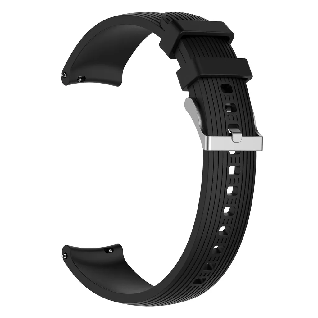 EiEuuk Mehki Silikonski Zapestje Gledati Trak Pasu za Samsung Galaxy Watch (42mm)/Garmin Vivoactive3 Glasba/Vivomove HR