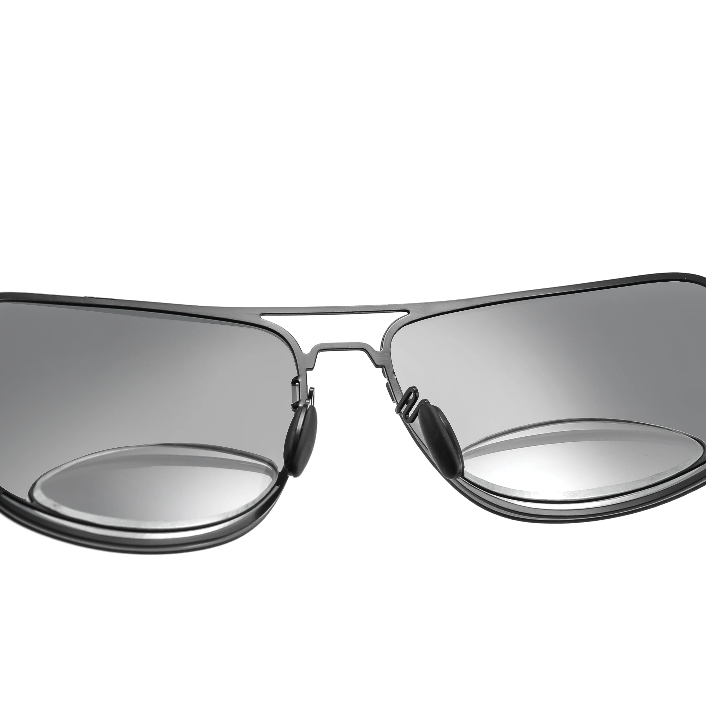 GLAUSA Priložnostne obrabe velik okvir iz titana bifocal obravnavi očala prostem ribolov multi-funkcijo sonce obravnavi očala človek dioptrije