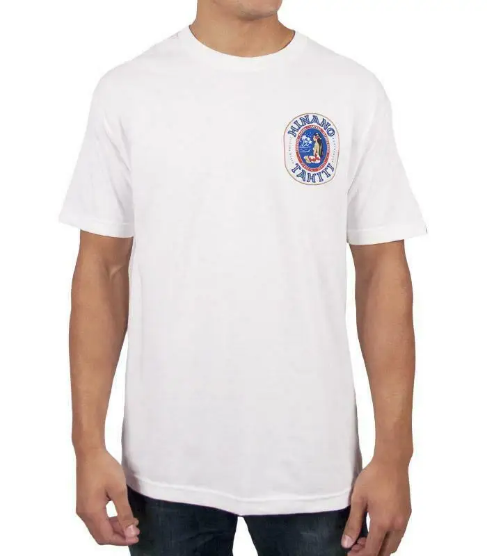 Hinano Klasičnih Ovalni Logo T-shirt Kraljevsko Modra ali Bela - Sprednji in Nazaj Natisni - Nov Moški Ženske Unisex Modna tshirt Brezplačna Dostava