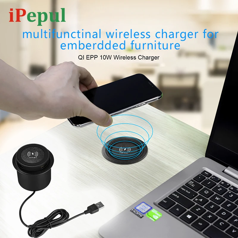 IPepul 3in1smart airpods qi desk carregador sem fio Cargador inalambrico carregador de carregamento rápido draadloze oplader