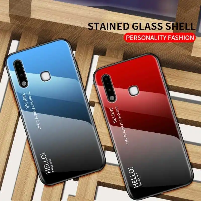 Joomer Gradient Vzorec Steklo Ohišje Za Samsung Galaxy A9 Pro 2019 A9 A8 A6 Plus A7 2018 Telefon Primeru Zajema