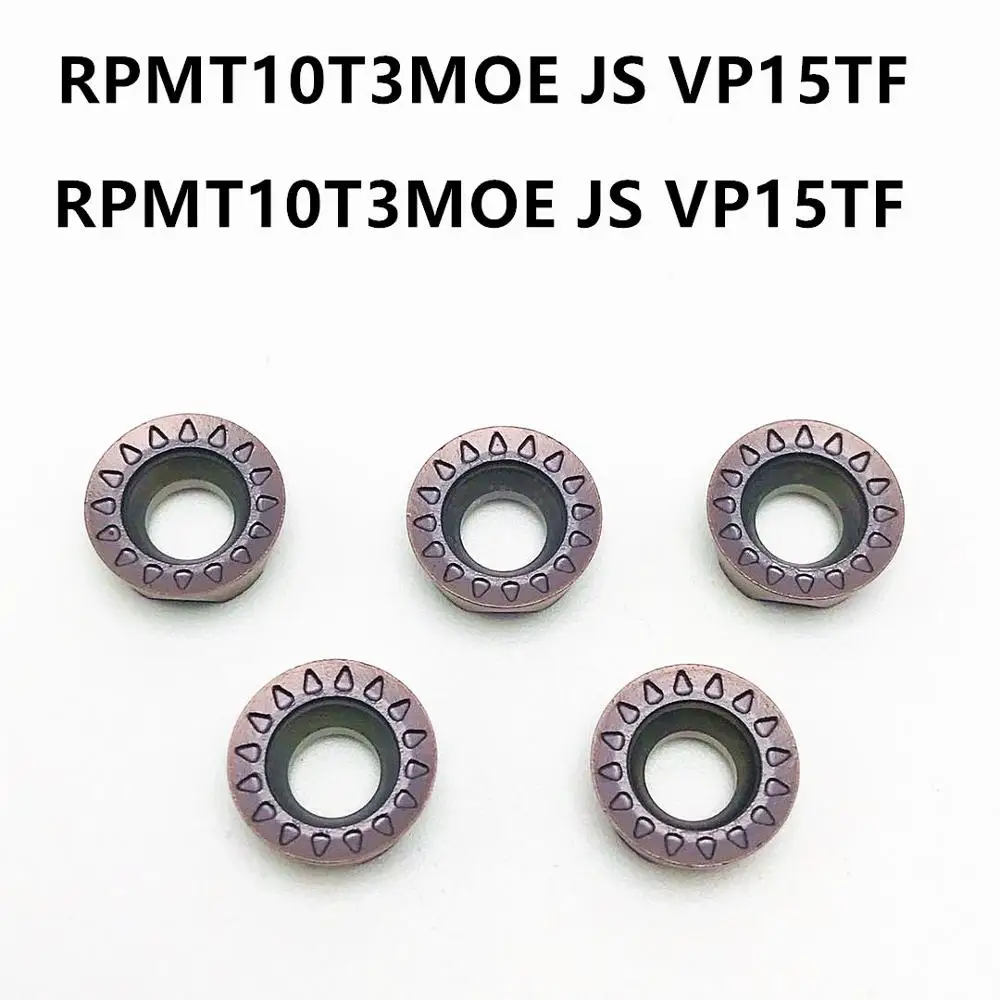 Karbida vstavite RPMT10T3MO E JS VP15TF notranjega brušenja stružnica orodje za rezkanje rezalnik CNC orodje RPMT 10T3 stružnica orodje za struženje orodje RPMT