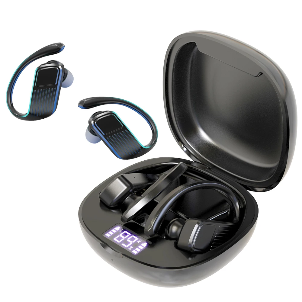 LIGE 2020 Novo TWS Res Brezžične Slušalke Z Bluetooth 5.0, Šport Sweatproof in Izolacijo Hrupa Bluetooth slušalke Za telefon