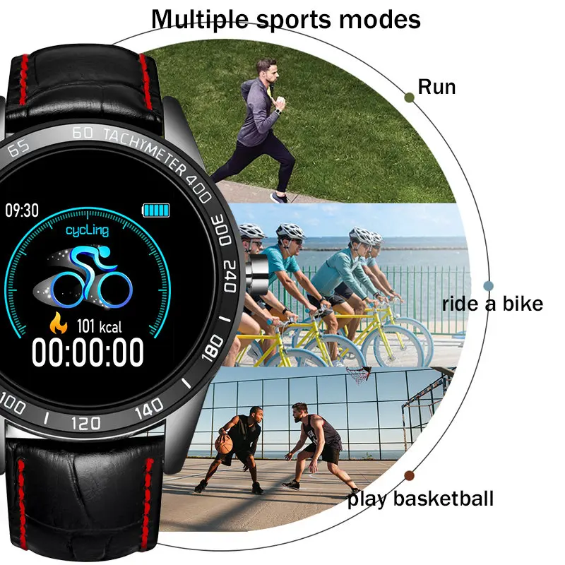 LIGE Nove Pametne Gledajo Moški Fitnes Pametno Gledati IP67 srčni utrip, krvni Tlak Monitor Pedometer za Android ios Šport pametno gledati
