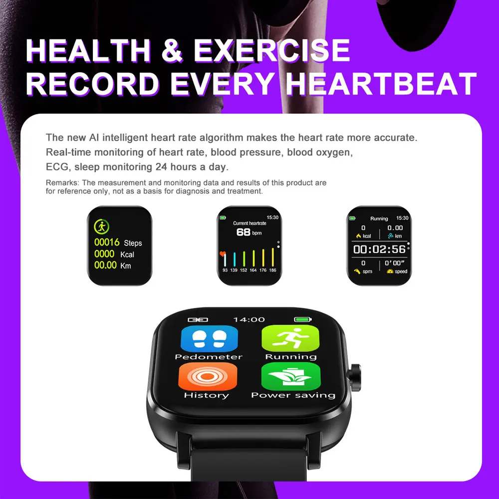 LOKMAT Bluetooth Klic Pametno Gledati 2020 Poln na Dotik Fitnes Tracker Sport Štoparice Ura Ženske GTS Smartwatch Moških za Android IOS