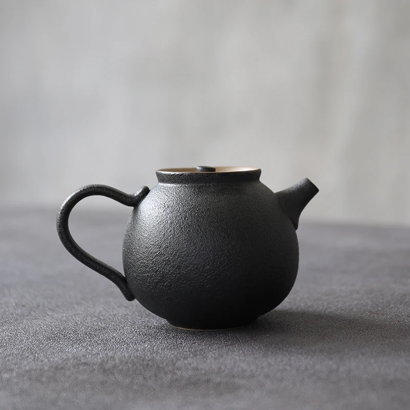 LUWU črne keramične čajniki gorskih kitajski kung fu čaj pot drinkware