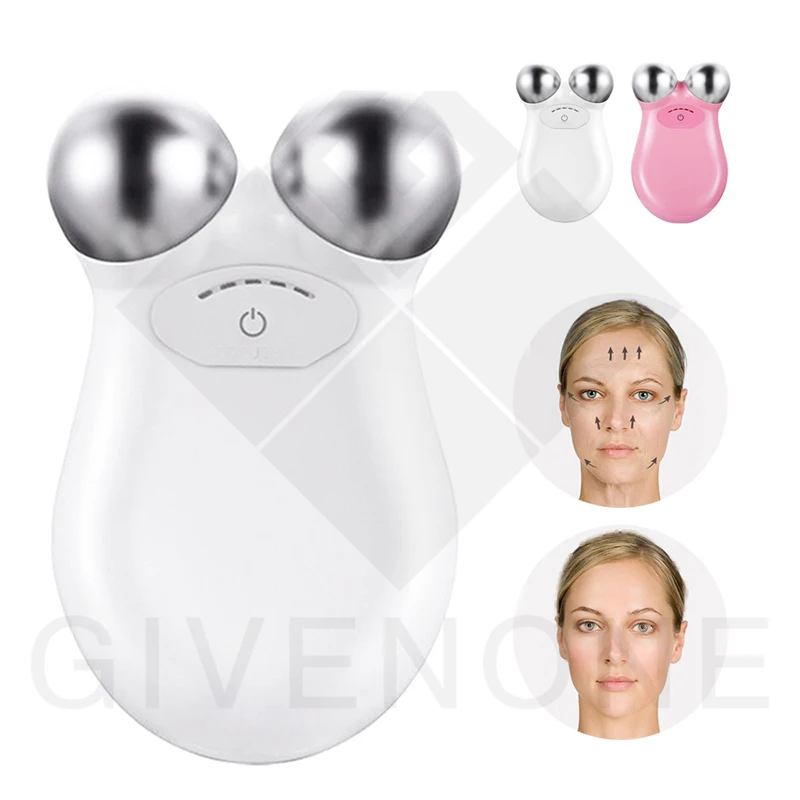 Mini Microcurrent Face-Lifting Pralni Obraza Lepota, Učvrstitev Kože, V-Oblikovan Prenosni Mikro Trenutni Električni Obraza Massager