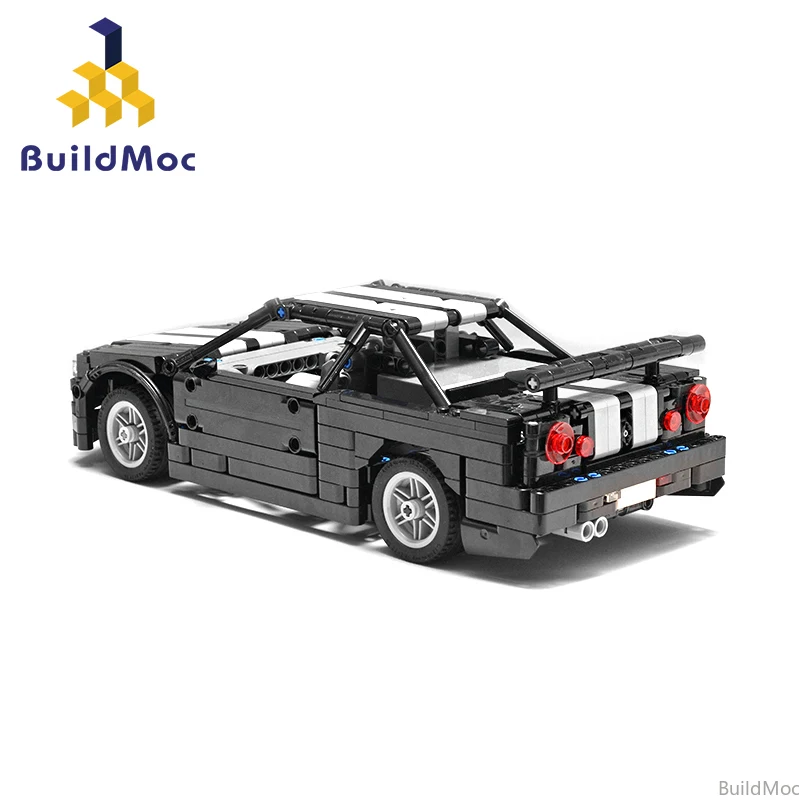 MOC Skyline R34 Vzdržljivostne športe avto gradnik Tehnične dirkalnika 23809 MOC Model Opeke Igrače za Fante