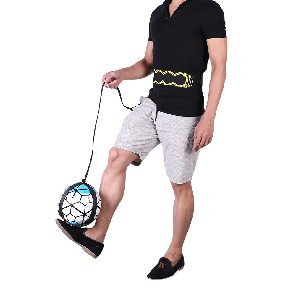 Nastavljiv Nogometno Kick Trener Nogometno Žogo In Opremo Za Usposabljanje Elastična Praksi Pasu Športnih Pomoč