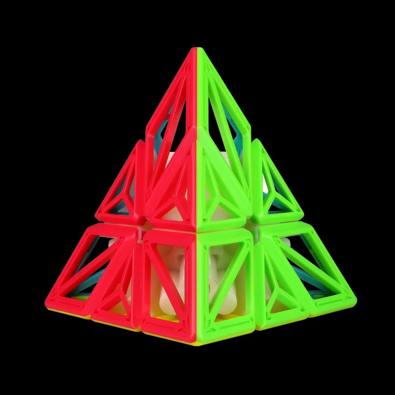 Novo Qiyi 3*3*3 Piramida Votlih Speed Magic Cube Strokovno magico cubo Uganke Pisane Izobraževalne Igrače Za Otroke