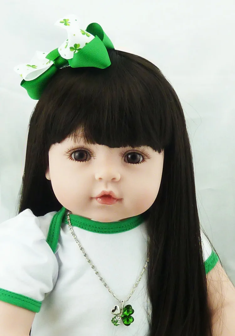 NPK lep 58 cm prerojeni simulacije newborn baby dekle najboljši Dan Otrok darilo Božično darilo silikonski prerojeni baby doll