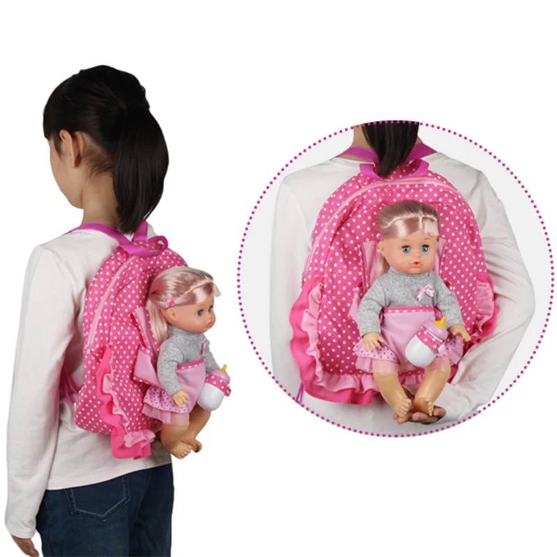 Odhodnih Paketov na Prostem, ki Prevažajo Nahrbtnik Fit 12 Inch Ameriški 30 CM Baby Doll Oblačila Dodatki Dekle Igrače Generacije Darilo