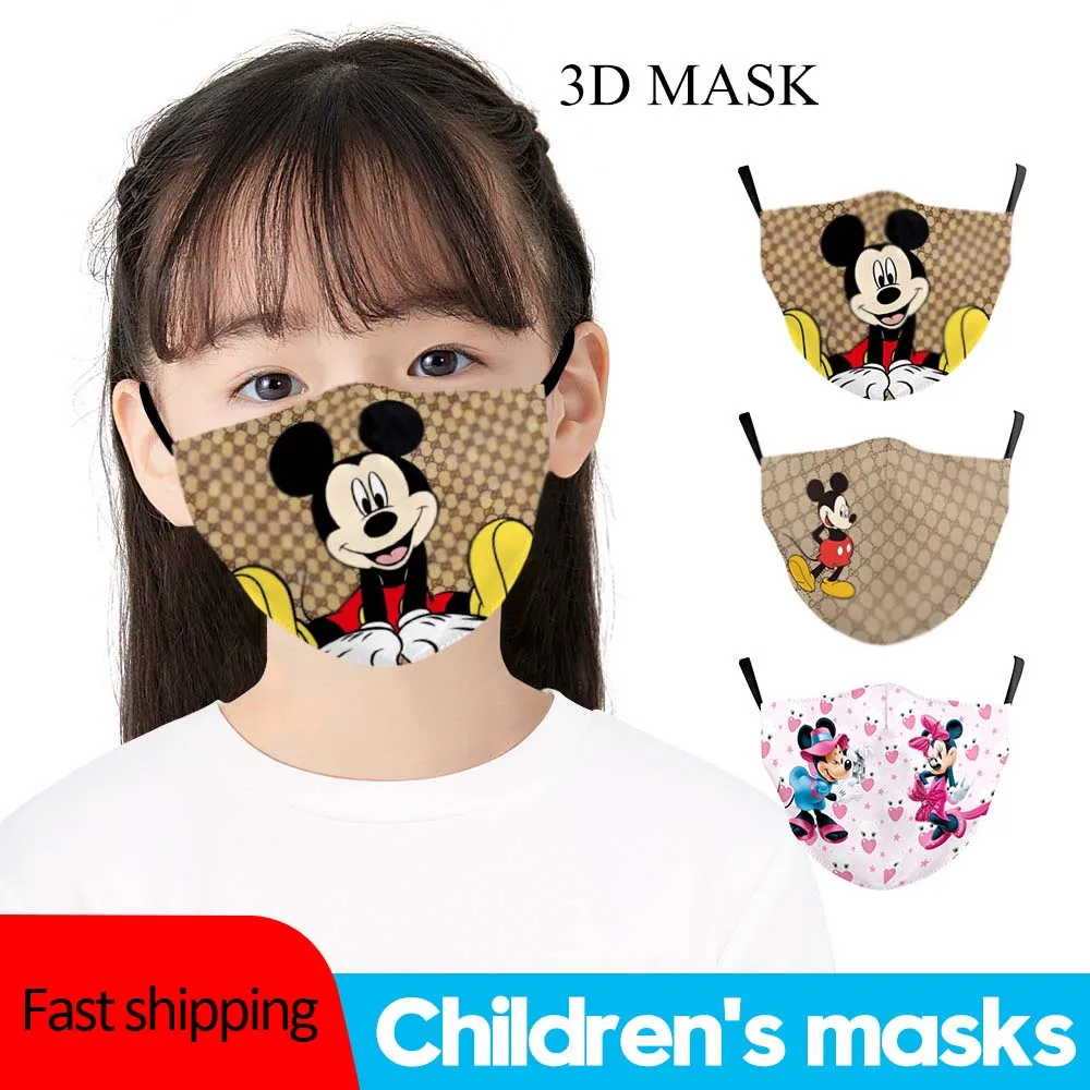 Otrok Disney Masko Mickey Dihanje 3D Masko za enkratno uporabo Stroj Minnie Risanka blagovne Znamke Otroka, Maske Proti prahu, Vroče Prodaje Maske z Filtri