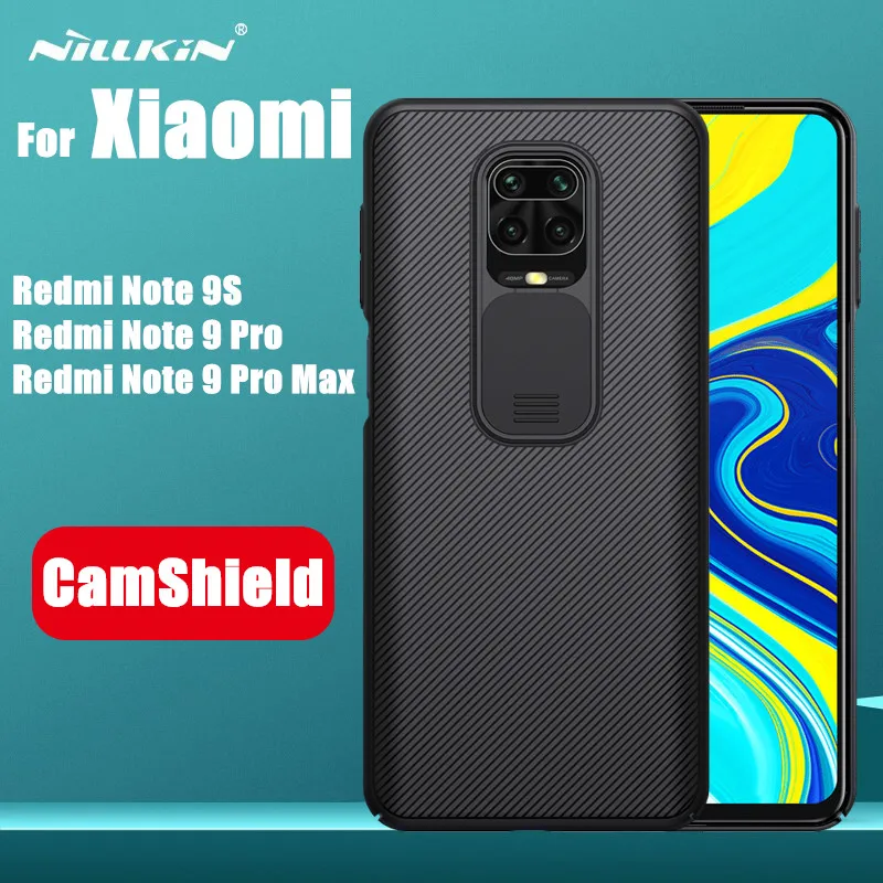 Redmi Opomba 9S Primeru Nillkin CamShield Primeru Potisnite Objektivu Kamere zaščitni Pokrov za Xiaomi Redmi Opomba 9S Pro Max Primeru