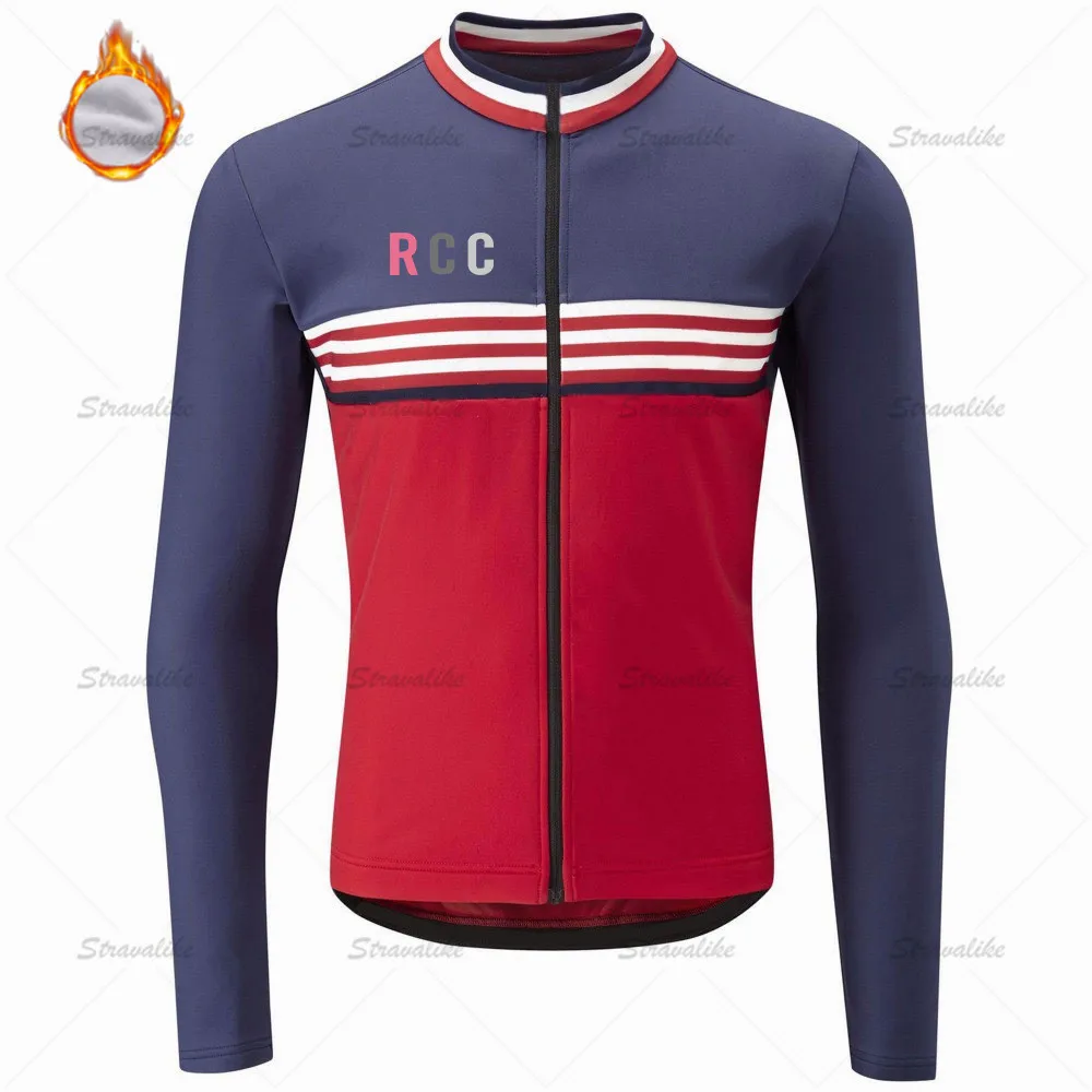 RKC Ralvpha Nove Zimske Termalne Runo Kolesarjenje Oblačila za Moške Jersey Jahanje, Kolo, MTB Oblačila Toplo Ropa Ciclismo Maillot de velo
