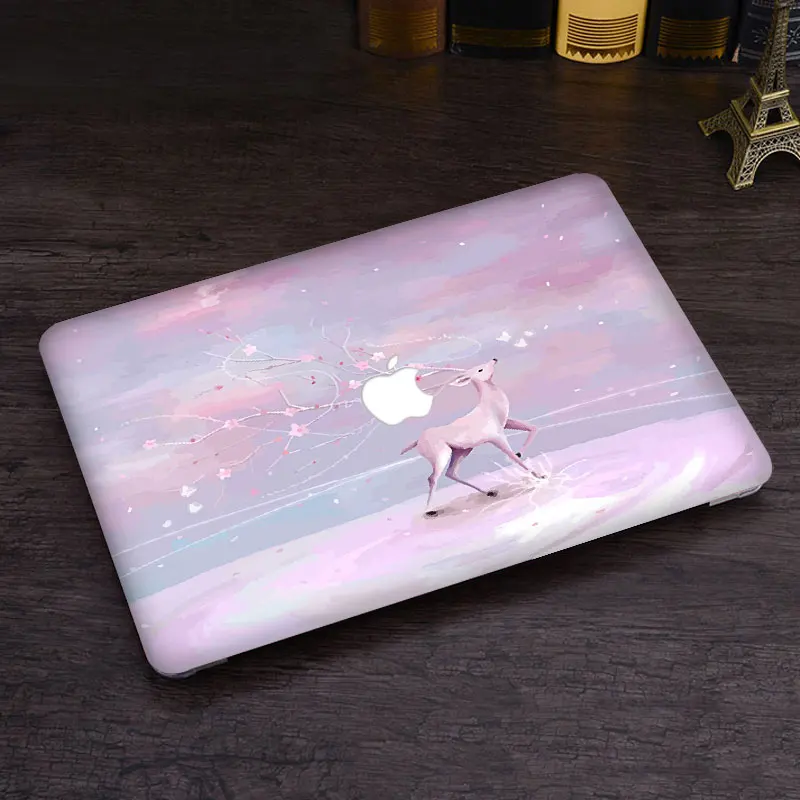 Roza sanjsko elk Vinilne Nalepke Nalepke Za DIY MacBook Air Pro Retina 11 13 15 cm Nalepke za Mac Laptop Polno Kritje Kože Nalepka