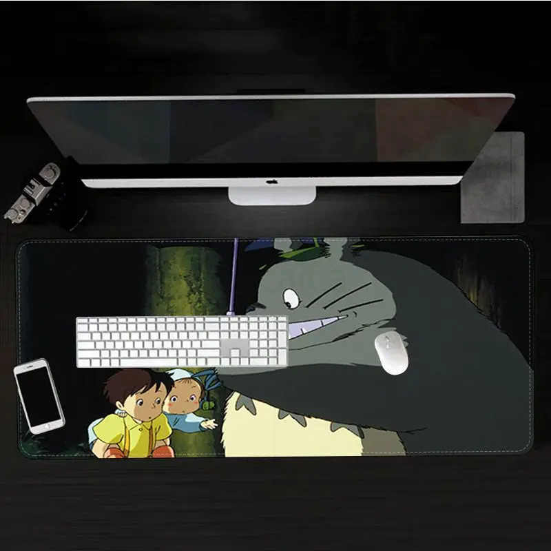 RuiCaiCa Totoro Preprost Načrt Trajne Gume Miško Mat Ploščica Velikosti za veliki Rob Zaklepanje Hitrost Verzija Igre Tipkovnico Pad