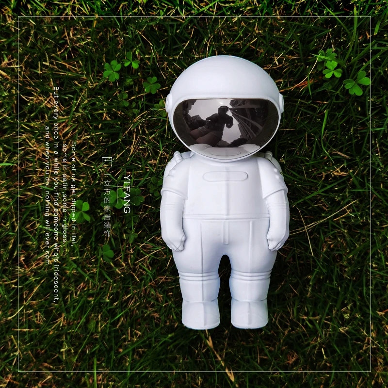 Smole astronavt figur moda astronavt in luna kiparstvo dekoracijo miniaturni astronavt figur darila