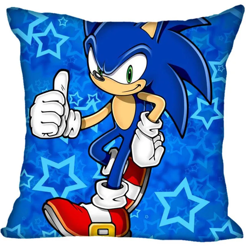 Sonic Hedgehog Anime Slika Igrače Kvadratnih Vzglavnik Perilo Blazine Kritje Sonic Igrača Za Otroke, Fantje Darila Anime Dekoracijo