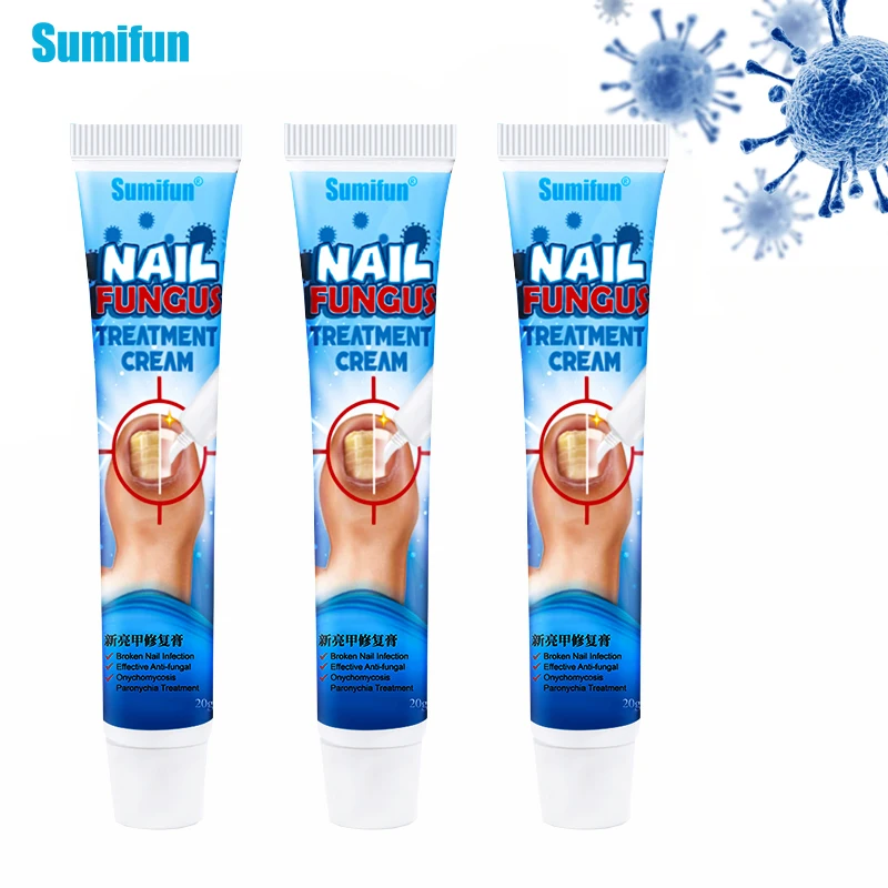 Sumifun 3pcs Nail Repair Cream Glivičnih Nohtov Krema Protibakterijsko Popravila Mazilo za Beljenje Toe Anti Okužbe Nego Nohtov