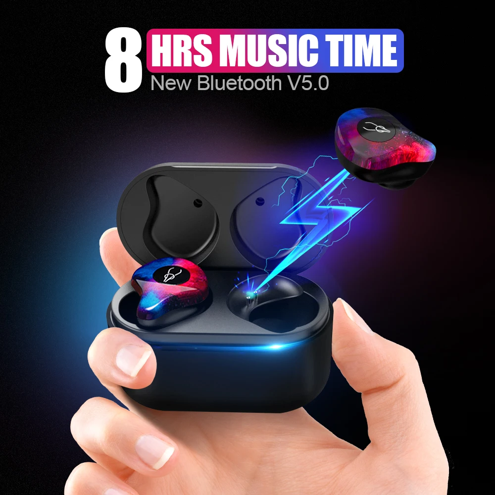 TWS Bluetooth Slušalke Mini Šport Brezžične Bluetooth Slušalke 5.0 Binaural Stereo Športne Slušalke Nepremočljiva Čepkov čepkov