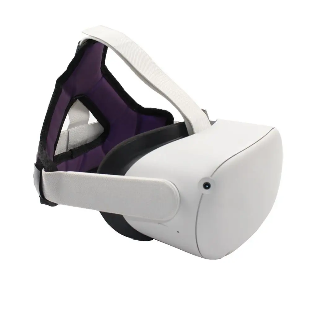 Udobno Non-slip Glavo VR Trak Tipke Za Oculus Quest 2 Dihanje Anti-znoj Pad Blazine Glavo Pribor Za Prizadevanje