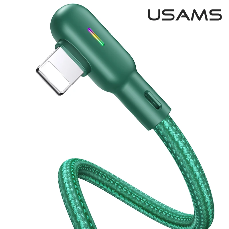 USAMS 90 Stopinj Tip C Kabel za Samsung S20 Redmi Opomba 9s 7 napajalni Kabel za iPhone X 11 Pro Max X Reverzibilna za Kabel Micro USB