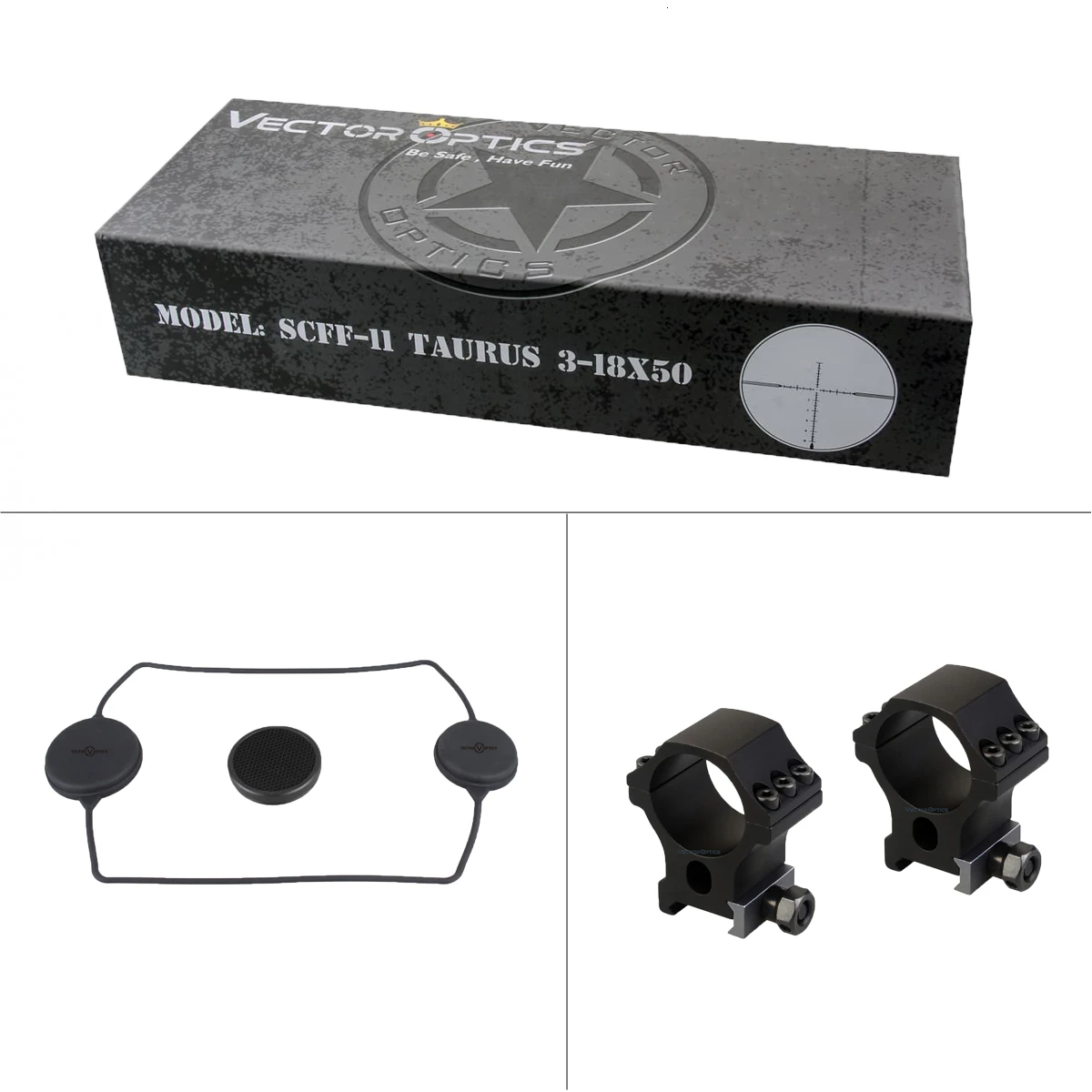 Vector Optics Taurus 3-18x50 FFP Taktično Natančnost Riflescope Visoko Kakovost Dolgo Vrsto Lovska Puška Področje uporabe